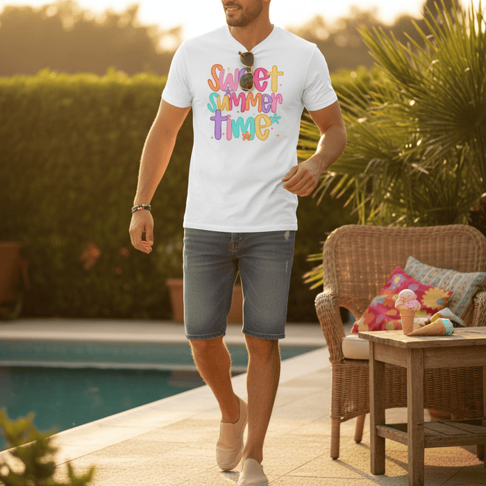 sweet summer time t-shirt gift idea multiple colours shown