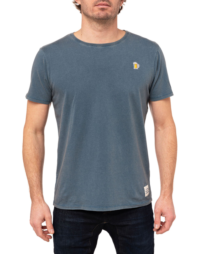 t-shirt patchbeer PULLIN en coton