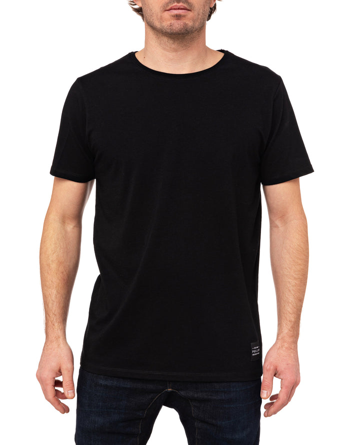 t-shirt plainblack PULLIN en coton