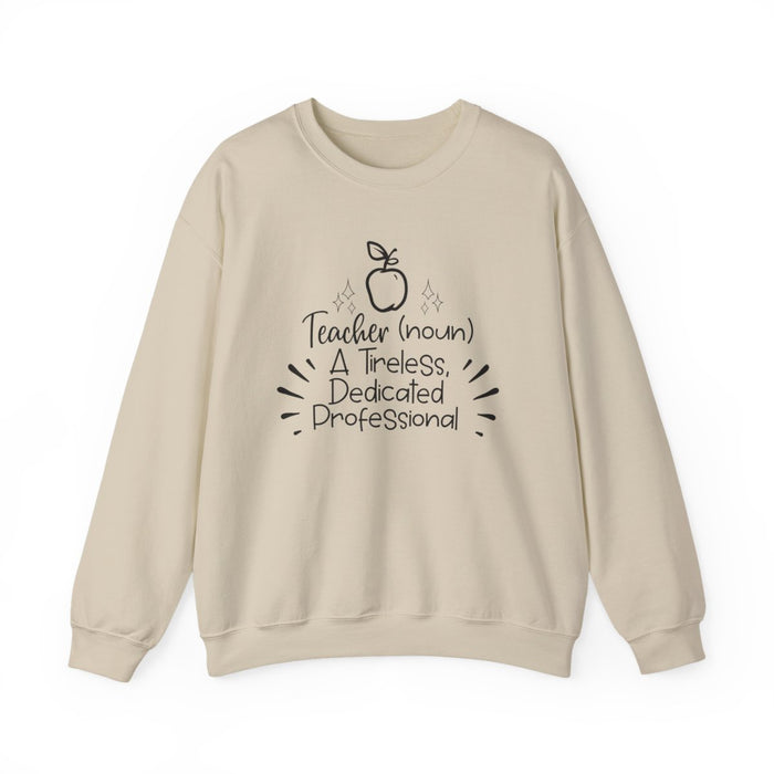 sport grey sweatshirt with teacher definition print detail