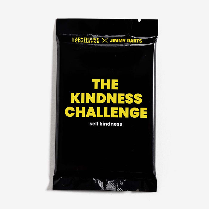 The Kindness Challenge: Self Expanion pack from Jimmy Darts and The Adventure Challenge is 12 scratch-off challenges to help you practice being kind to you! You're worth it.