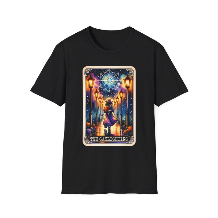 The Gaslighting Tarot Graphic T-Shirt - funny t-shirt by Cheeky Business