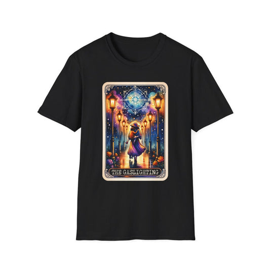 The Gaslighting Tarot Graphic T-Shirt - funny t-shirt by Cheeky Business