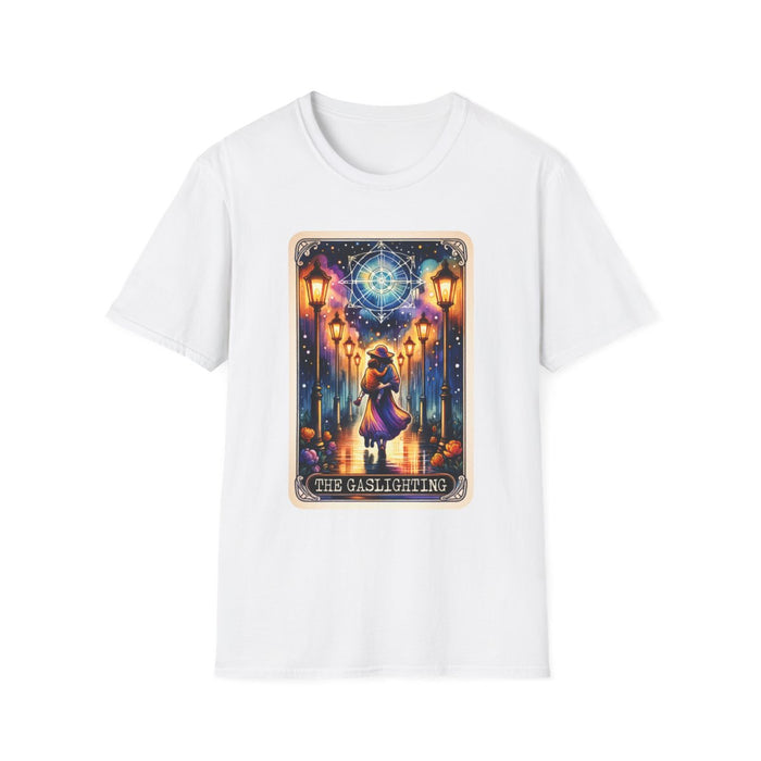 The Gaslighting Tarot Graphic T-Shirt - funny t-shirt by Cheeky Business