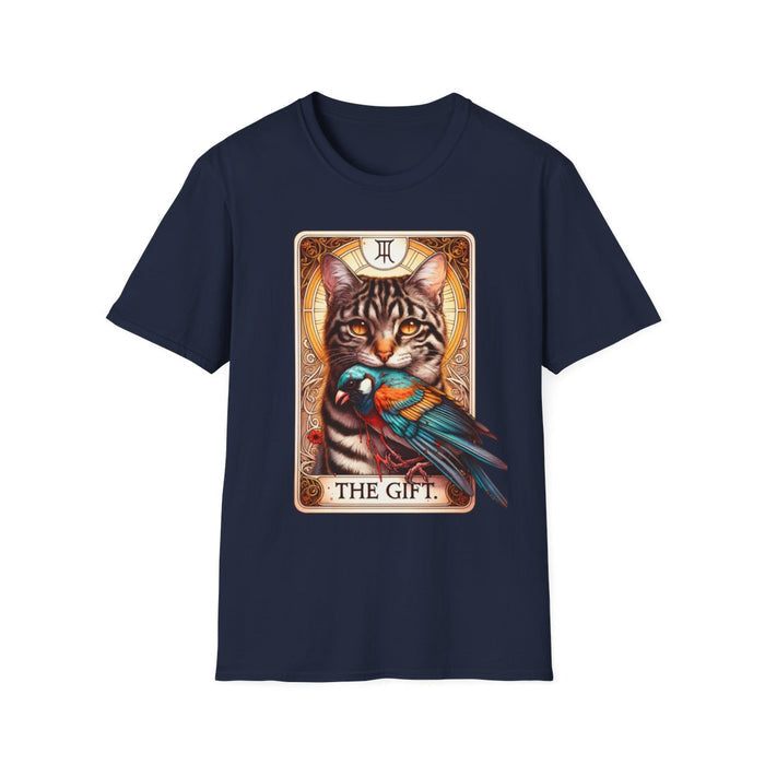 The Gift Cat Tarot Graphic T-Shirt - funny t-shirt by Cheeky Business