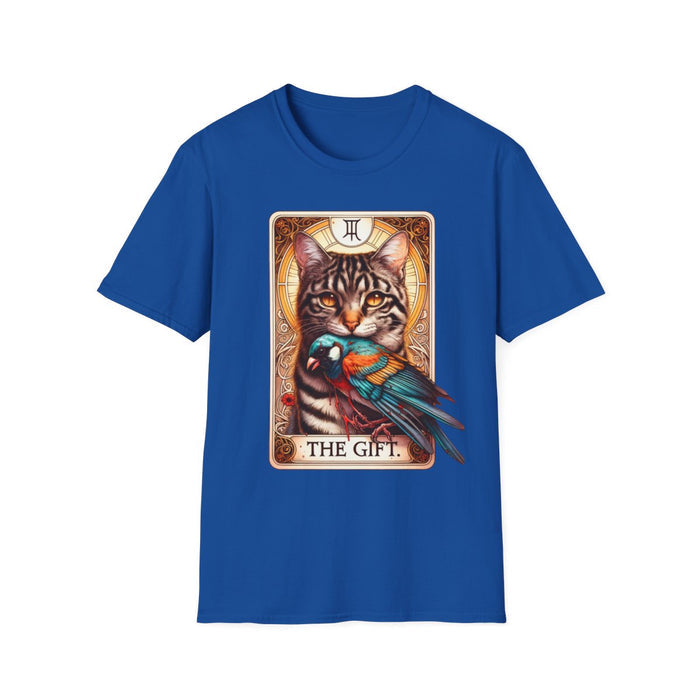 The Gift Cat Tarot Graphic T-Shirt - funny t-shirt by Cheeky Business