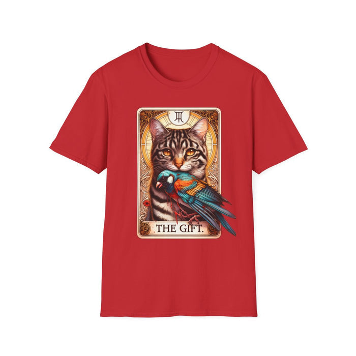The Gift Cat Tarot Graphic T-Shirt - funny t-shirt by Cheeky Business