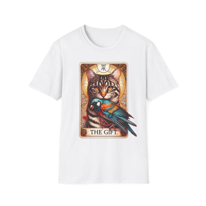 The Gift Cat Tarot Graphic T-Shirt - funny t-shirt by Cheeky Business