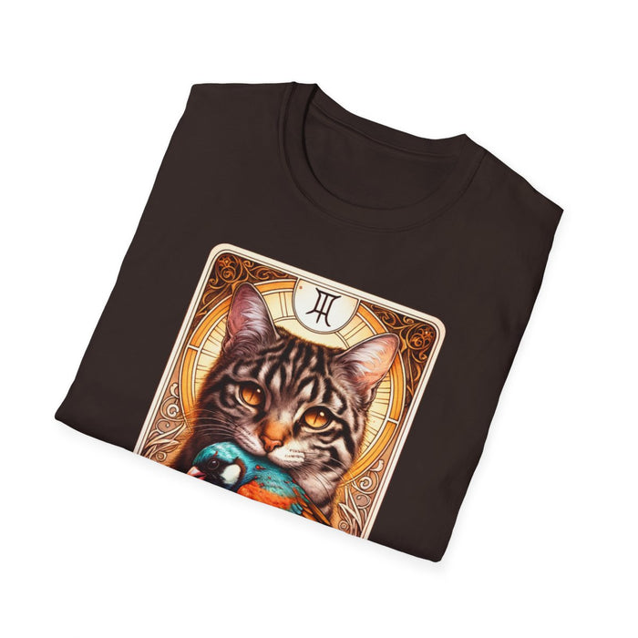 The Gift Cat Tarot Graphic T-Shirt - funny t-shirt by Cheeky Business