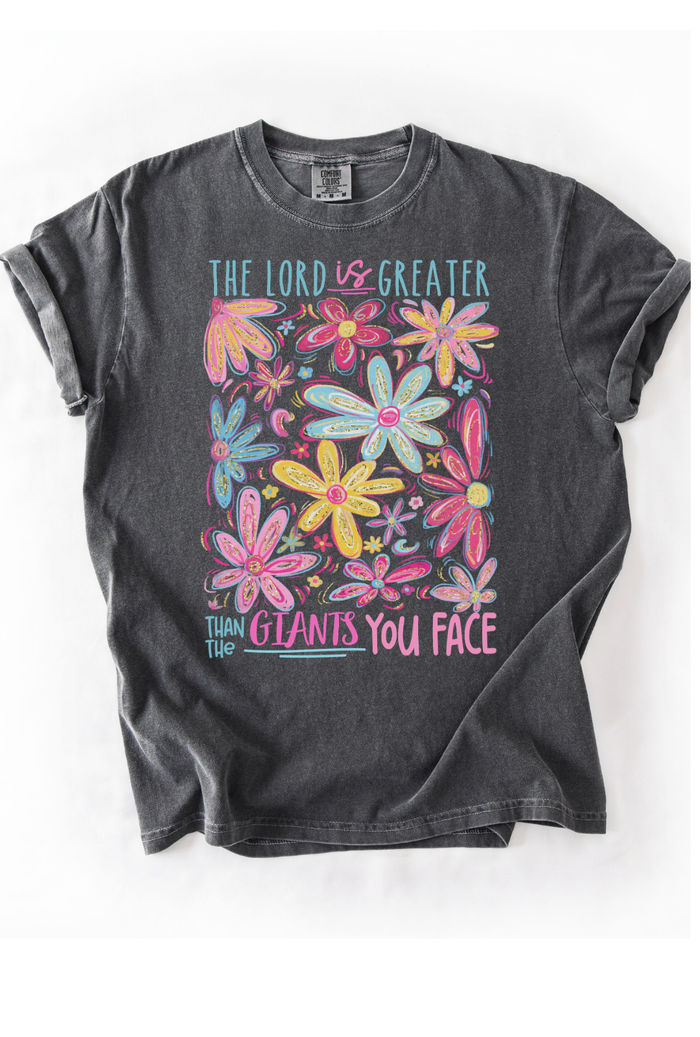 The Lord is Greater Graphic Tee - Multiple Colors