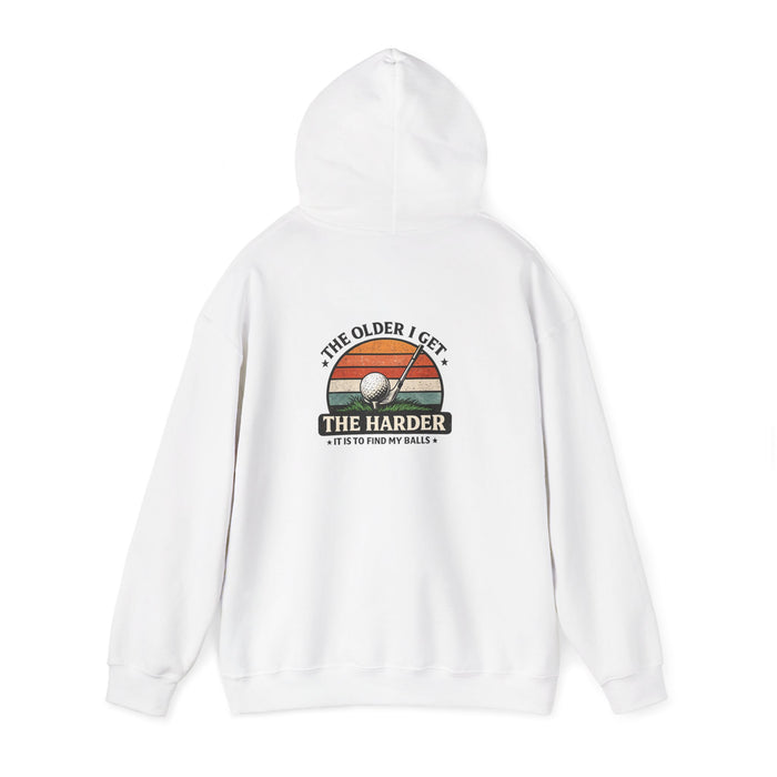 the older i get the harder it is to find my balls golf hoodie hoodie alternate colour product image