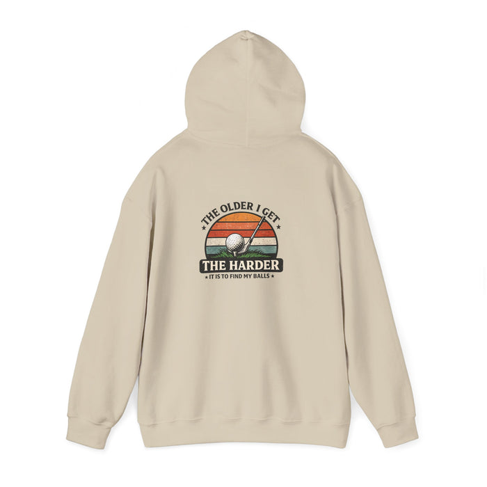 the older i get the harder it is to find my balls golf hoodie hoodie second colour product image