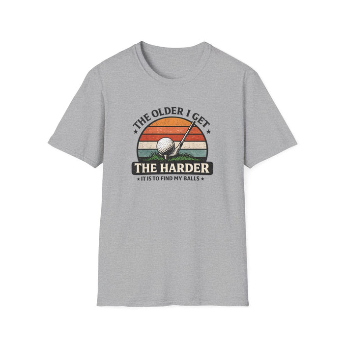 The Older I Get The Harder It Is to Find My Balls Golf T-Shirt - funny t-shirt by Cheeky Business