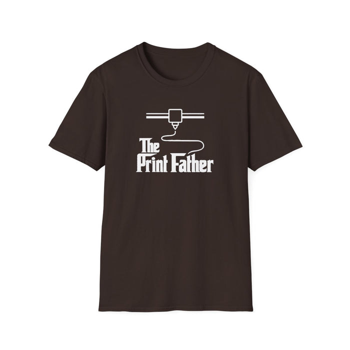 The Print Father T-Shirt - funny t-shirt by Cheeky Business