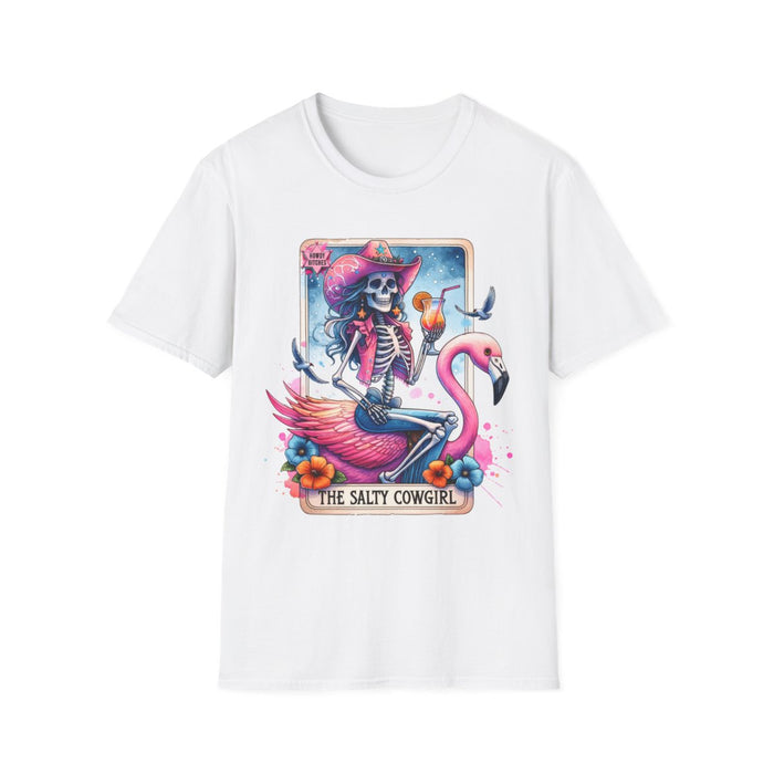 The Salty Cowgirl Tarot Graphic T-Shirt - funny t-shirt by Cheeky Business
