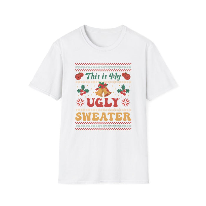 This Is My Ugly Sweater Christmas T-Shirt - funny t-shirt by Cheeky Business