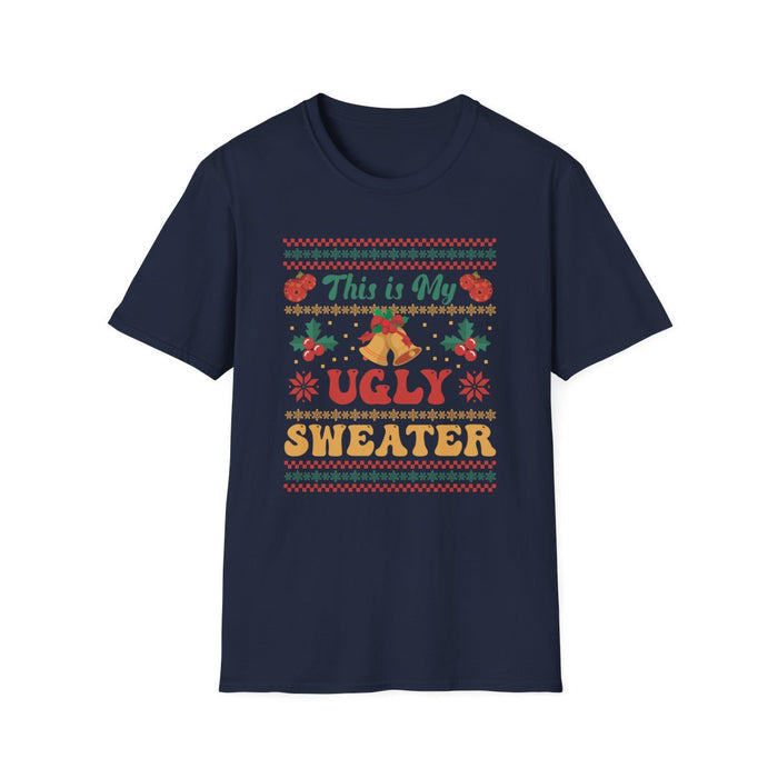 This Is My Ugly Sweater Christmas T-Shirt - funny t-shirt by Cheeky Business