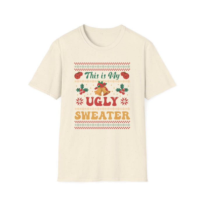 This Is My Ugly Sweater Christmas T-Shirt - funny t-shirt by Cheeky Business