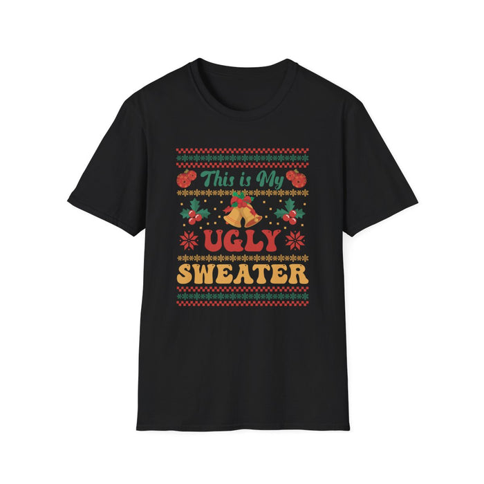 This Is My Ugly Sweater Christmas T-Shirt - funny t-shirt by Cheeky Business