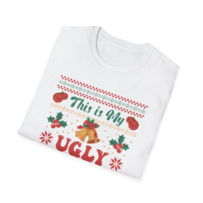 This Is My Ugly Sweater Christmas T-Shirt - funny t-shirt by Cheeky Business
