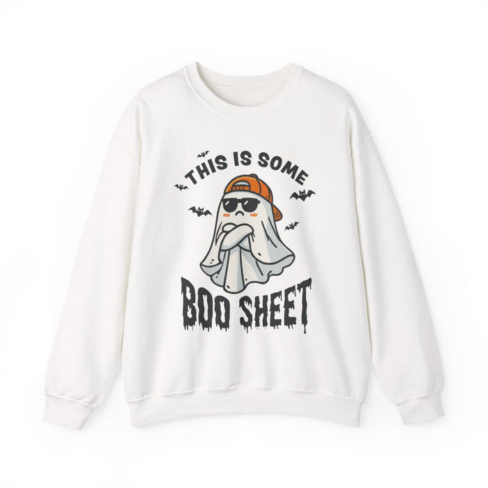 This Is Some Boo Sheet Funny Halloween Sweatshirt - funny sweatshirt by Cheeky Business