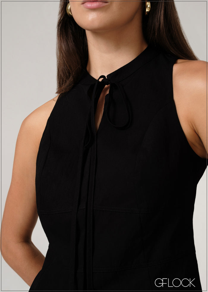 Tie Detail Waistcoat - 250526