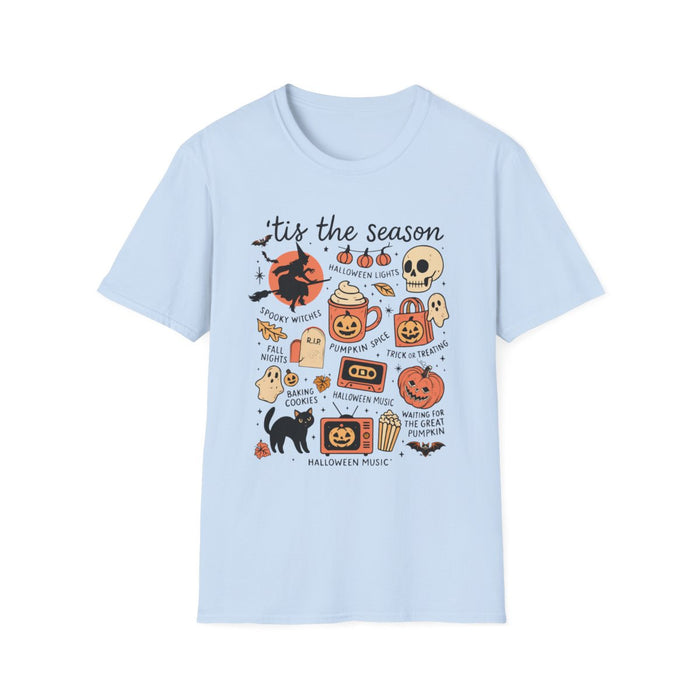 'Tis The Season Halloween Collage T-Shirt - funny t-shirt by Cheeky Business