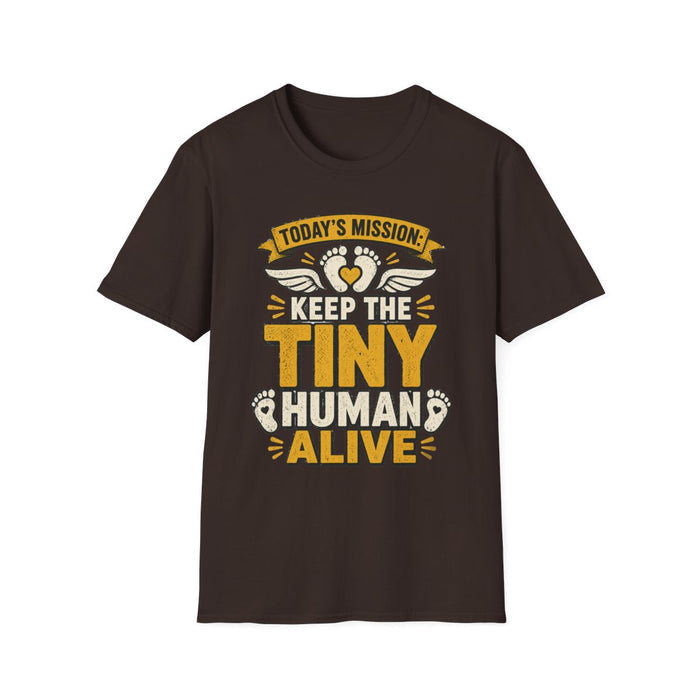 Today's Mission: Keep The Tiny Human Alive T-Shirt t-shirt product image 3 from Beast and Beauty