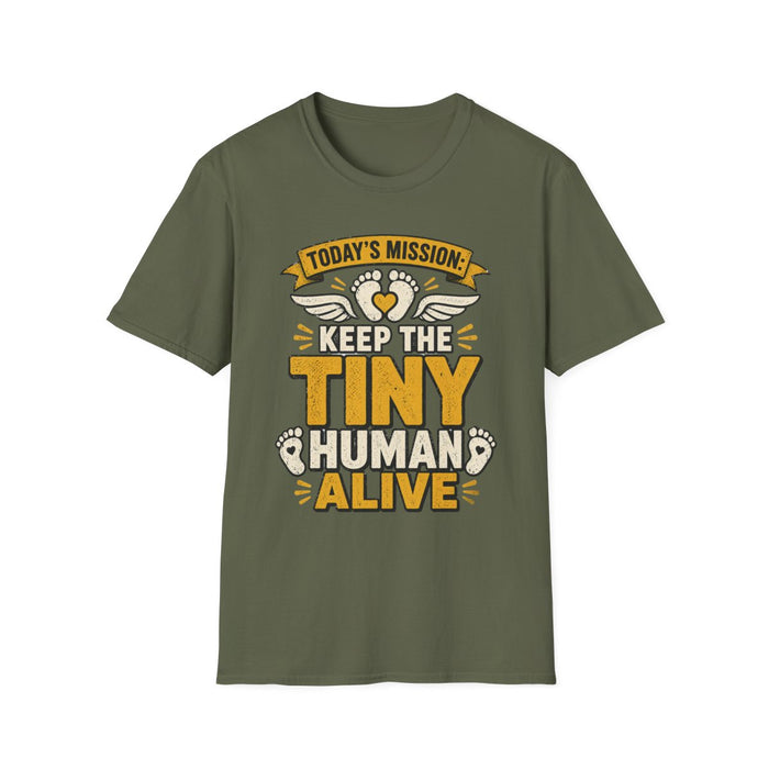Today's Mission: Keep The Tiny Human Alive T-Shirt t-shirt product image 4 from Beast and Beauty