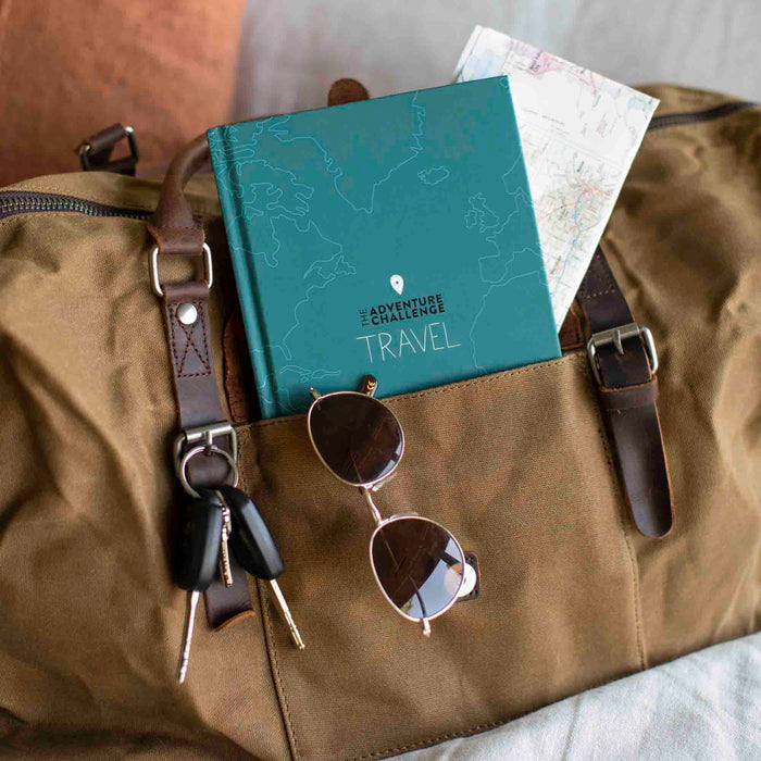 The Travel Edition fits perfectly into a rustic travel bag, ready to make any trip the trip of a lifetime.