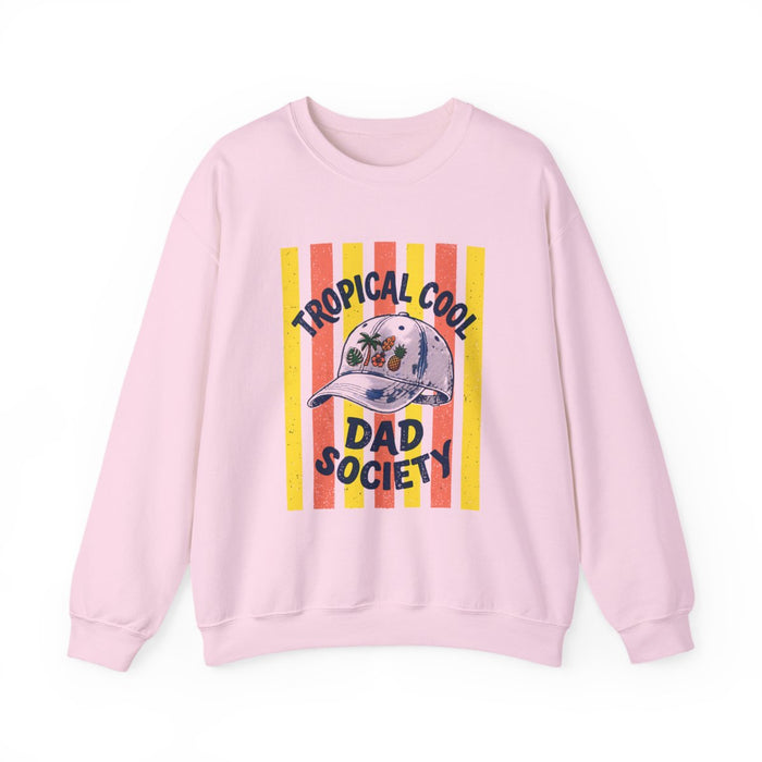 Tropical Cool Dad Society Summer Sweatshirt - funny sweatshirt by Cheeky Business