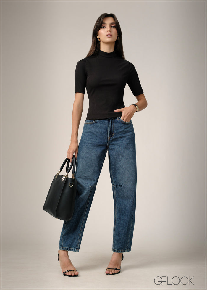 Turtle Neck Top - 240726
