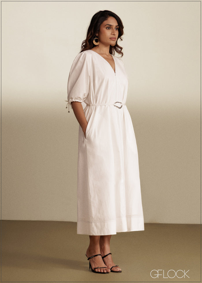 V-Neck Dress - women’s dress alternate view - GFLOCK Sri Lanka