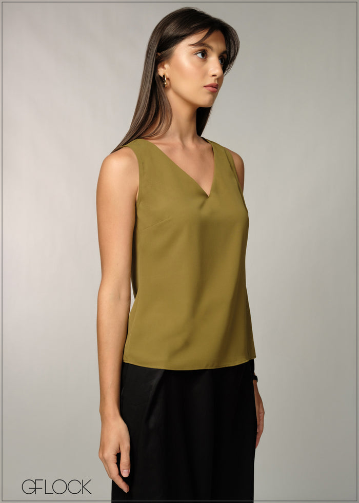 V-Neck Tank Top - 060726