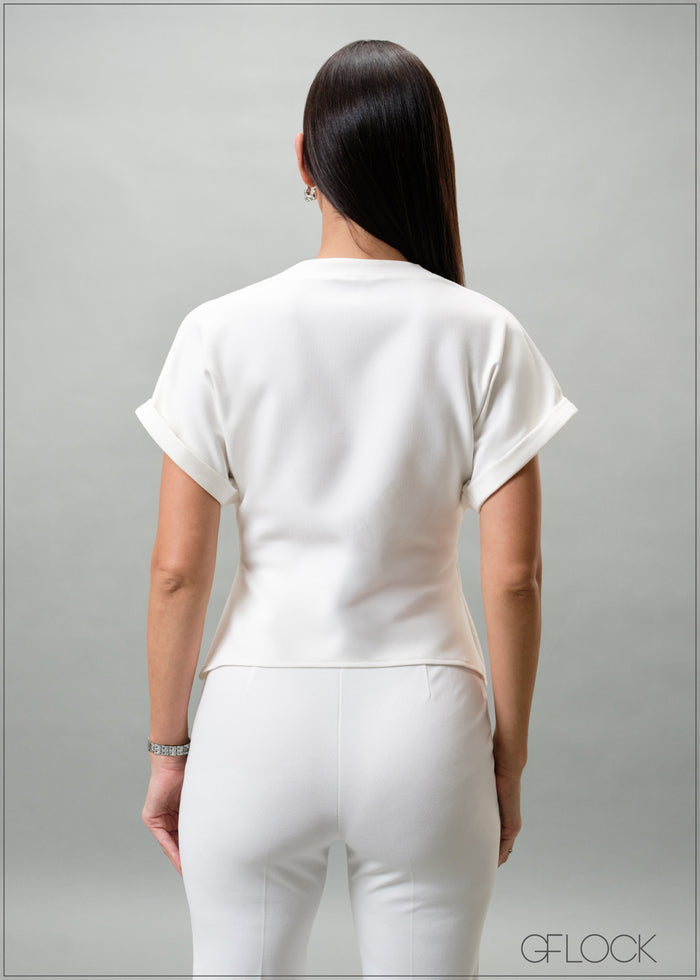 V-Neck Top - 210725