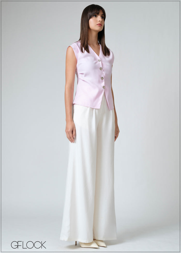V-Neck Top - women’s top alternate view - GFLOCK Sri Lanka