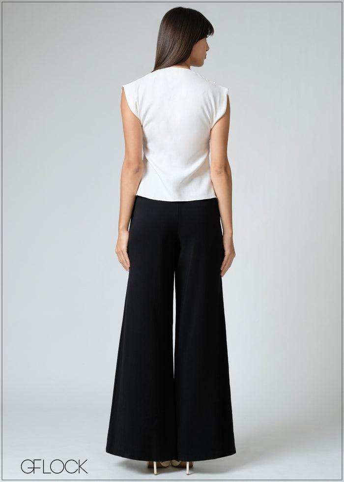 V-Neck Top - women’s top alternate view - GFLOCK Sri Lanka