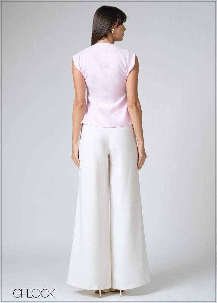 V-Neck Top - women’s top alternate view - GFLOCK Sri Lanka