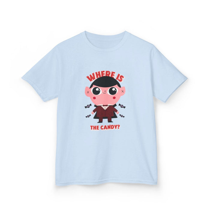 Where Is The Candy? Kids Halloween T-Shirt - funny t-shirt by Cheeky Business