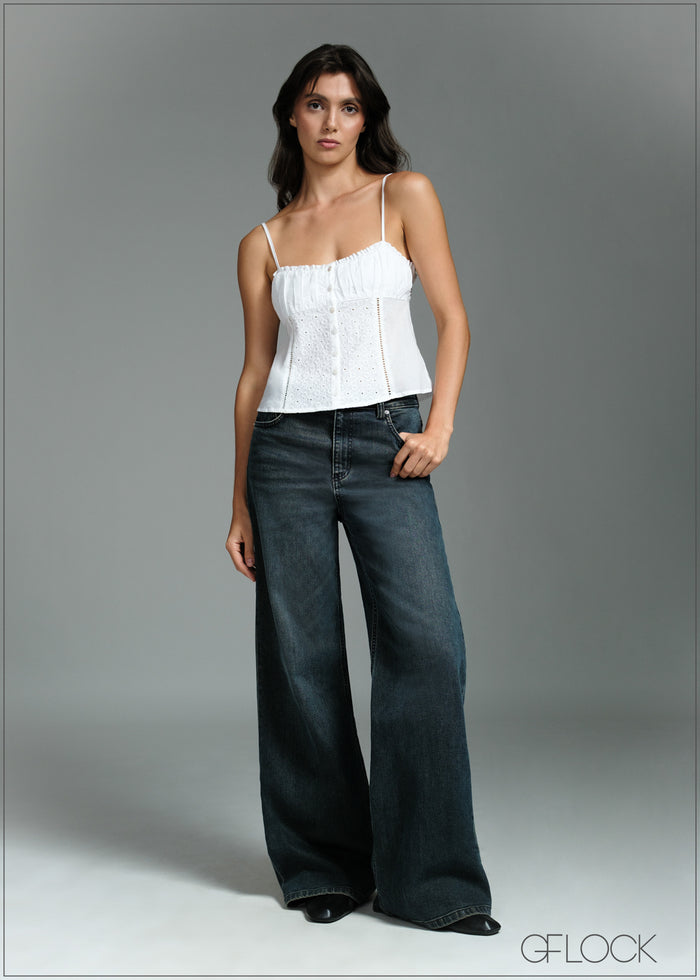 Wide Leg Jean - Long Length - 250726