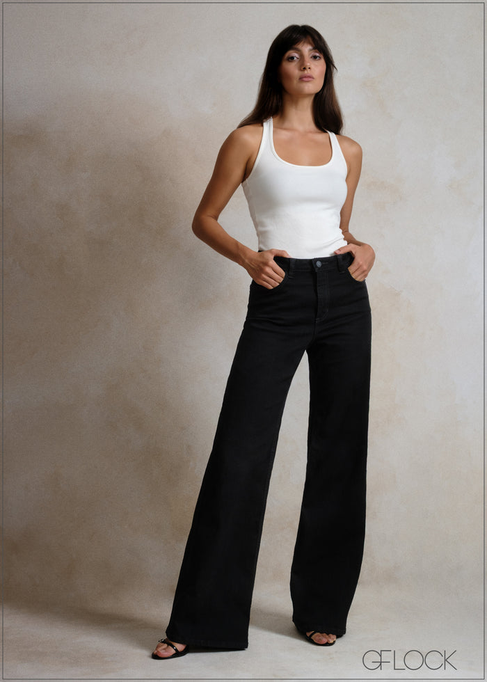 Wide Leg Jean - Short Length - 140526