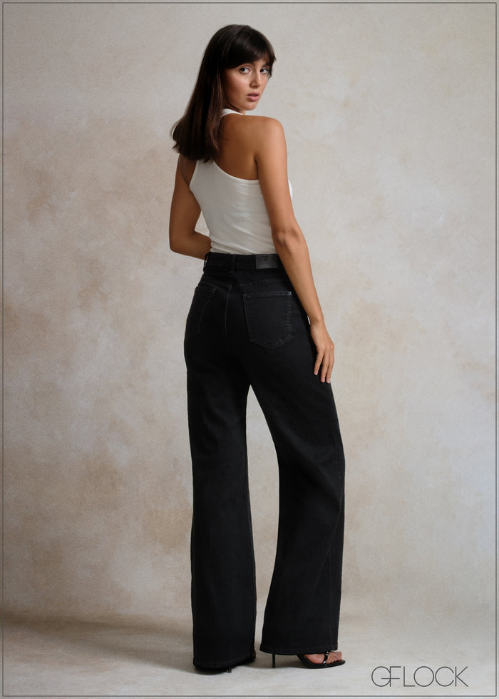 Wide Leg Jean - Short Length - 140526