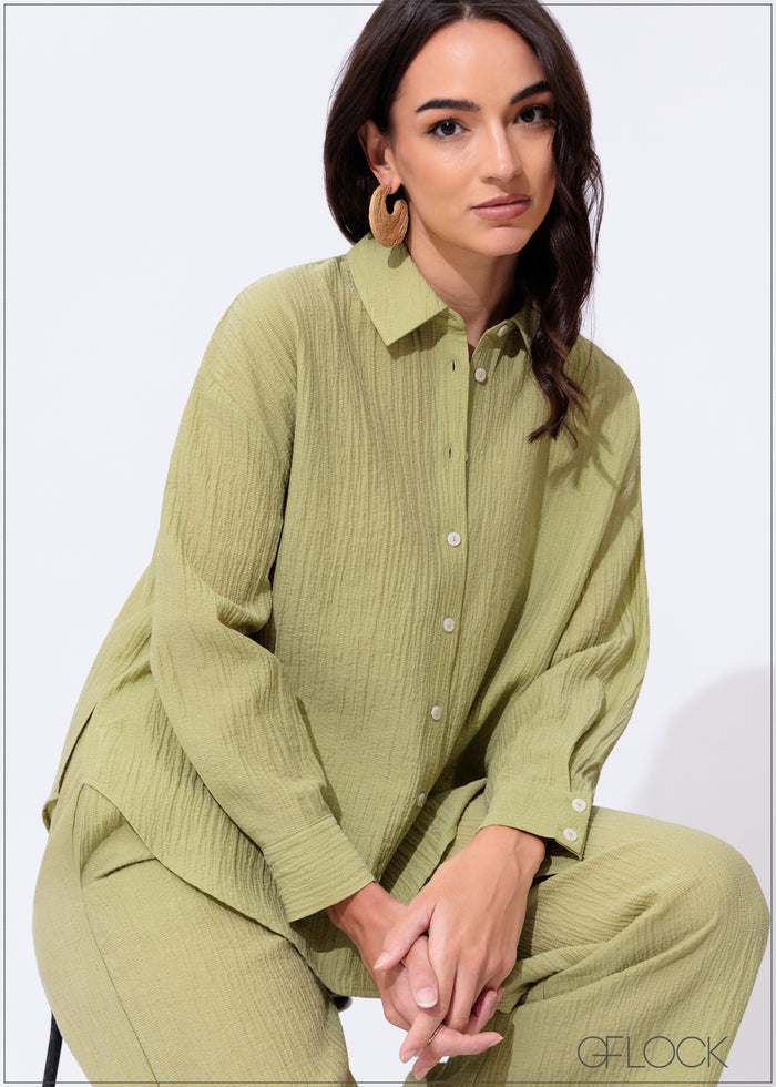 Wide Leg Pant - 300425