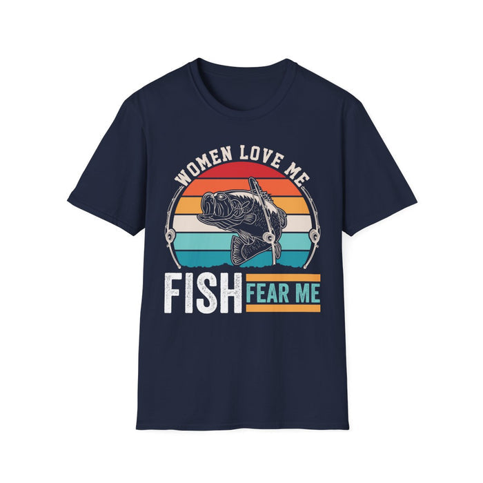 Women Love Me Fish Fear Me T-Shirt - funny t-shirt by Cheeky Business
