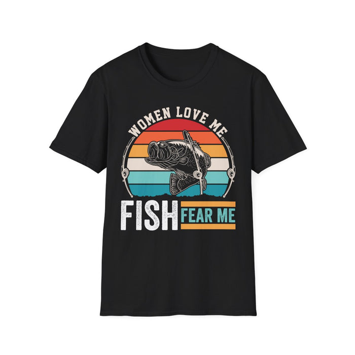 Women Love Me Fish Fear Me T-Shirt - funny t-shirt by Cheeky Business