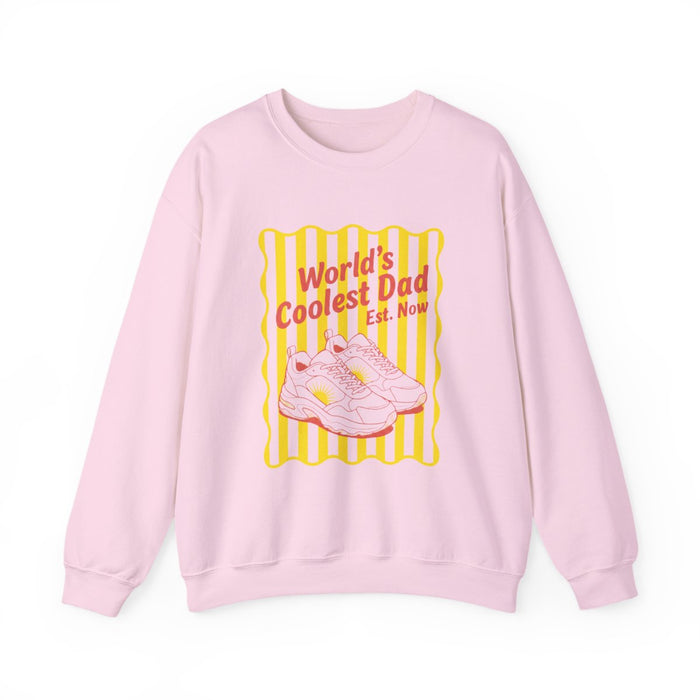 World's Coolest Dad Retro Sweatshirt - funny sweatshirt by Cheeky Business