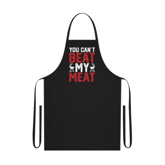 you can't beat my meat bbq apron clothing front product image
