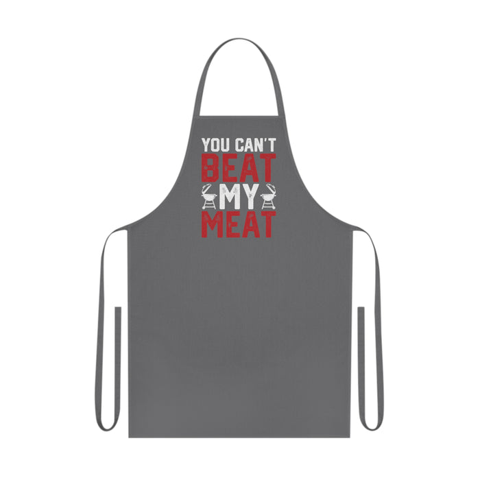 you can't beat my meat bbq apron clothing alternate colour product image