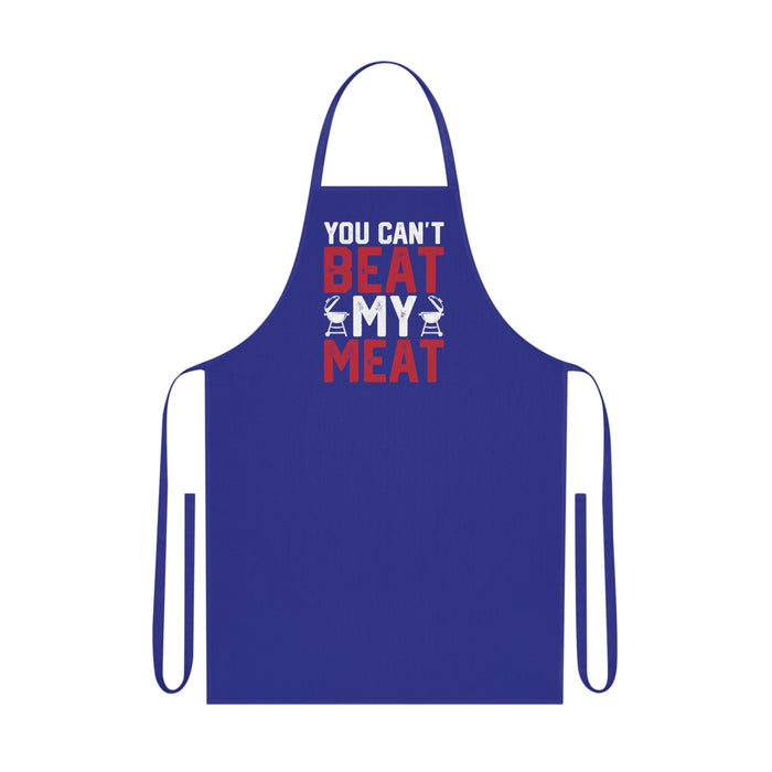 you can't beat my meat bbq apron clothing third colour product image