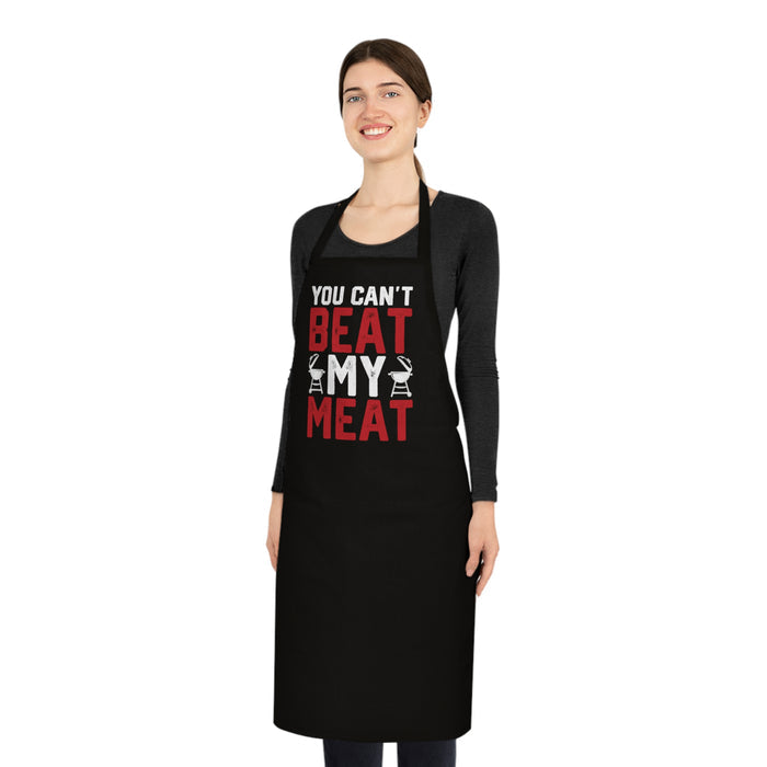 you can't beat my meat bbq apron clothing fourth colour product image